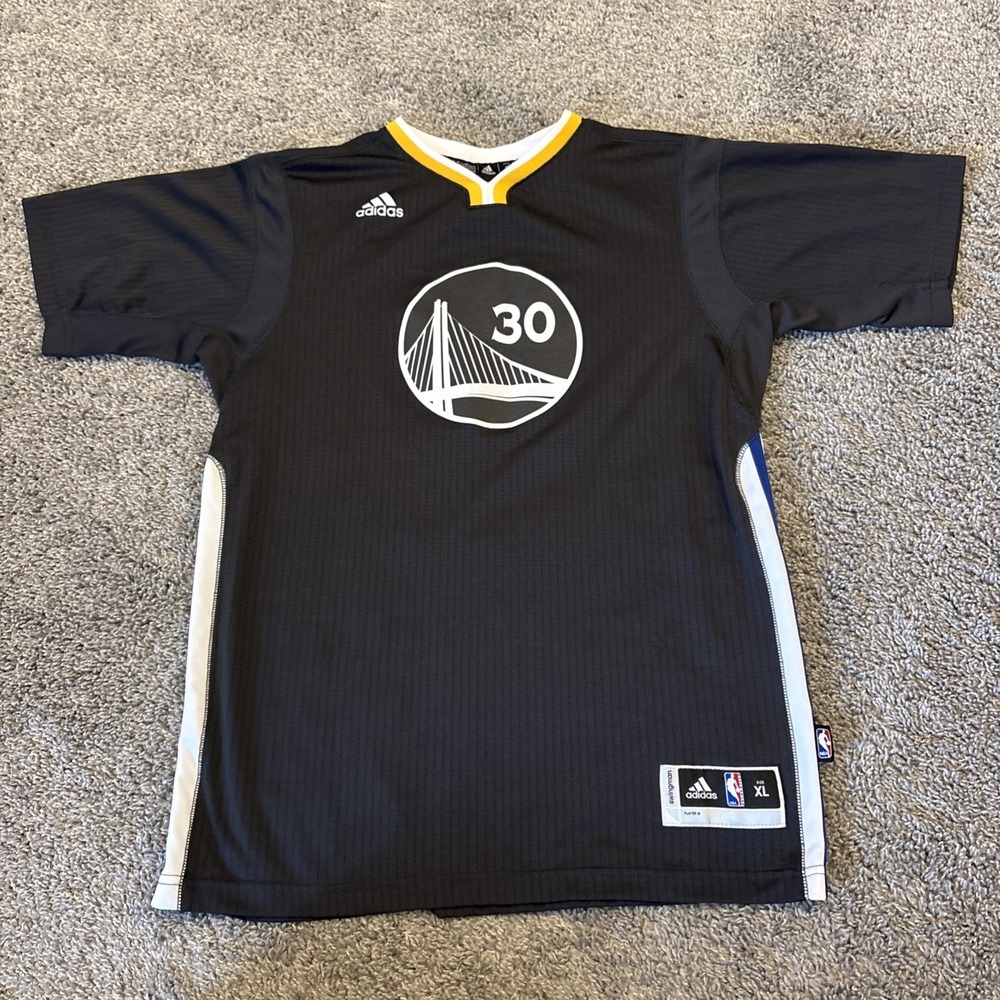 Stephen Curry Golden State Warriors Adidas Swingman Jersey Youth XL Shersey Rare